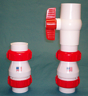 true union swing check valves